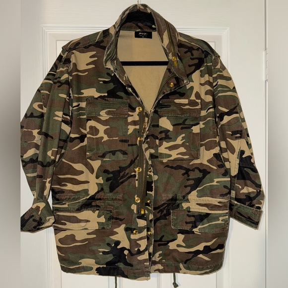 Nasty Gal Femme Fatality Army Jacket - Picture 3 of 11